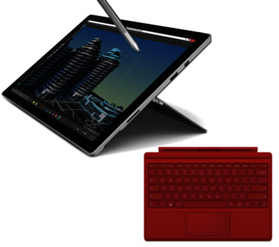 Microsoft Surface Pro 4 128 GB & Typecover Bundle Microsoft Surface Pro 4 128 GB & Typecover Bundle